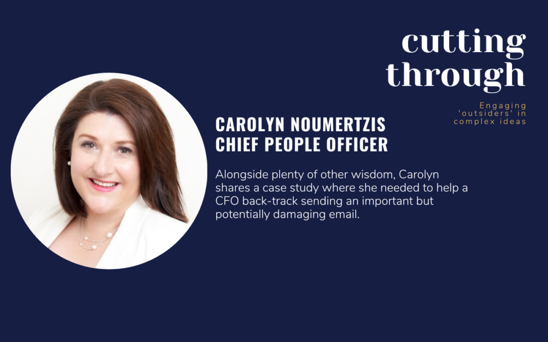 E6 – Carolyn Noumertzis – How to help a senior leader come back from a misstep
