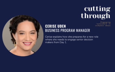 E7 – Cerise Uden – How to hit the ground running in a big new role